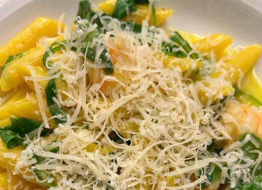 Rezepte | Crevetten Penne mit Rucola - Kochschein