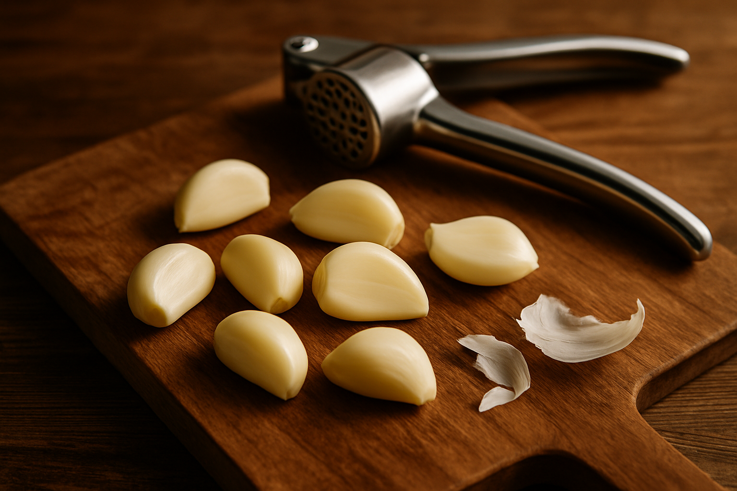 Küchentrick 09 - Knoblauch schälen ohne Stress – so einfach geht’s! - Kochschein