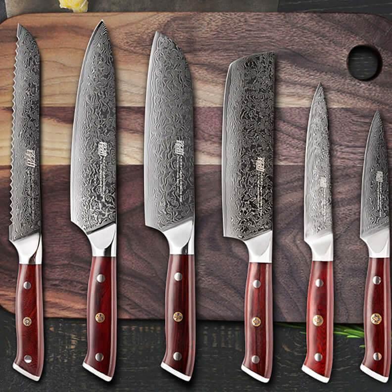 Das perfekte Geschenk für Hobbyköche: Damastmesser im Set - Kochschein