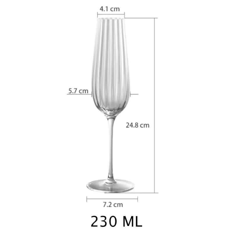 Gläser Set | Meereswelle (Wasser - Wein - Sekt) - Kochschein