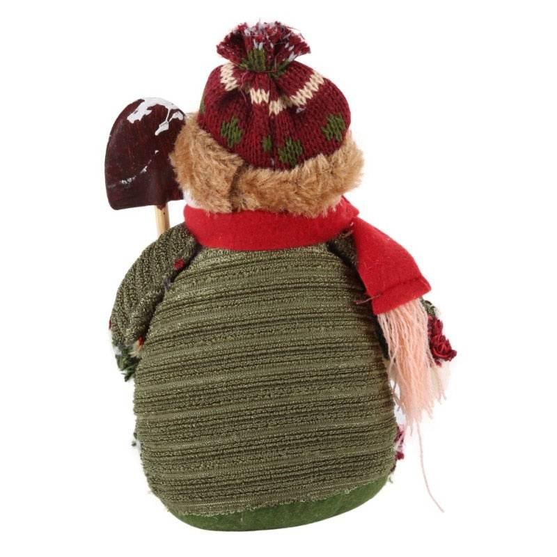 Weihnachtsdekoration | Weihnachtsfigur Elch - Weihnachtsmann - Schneemann - Kochschein