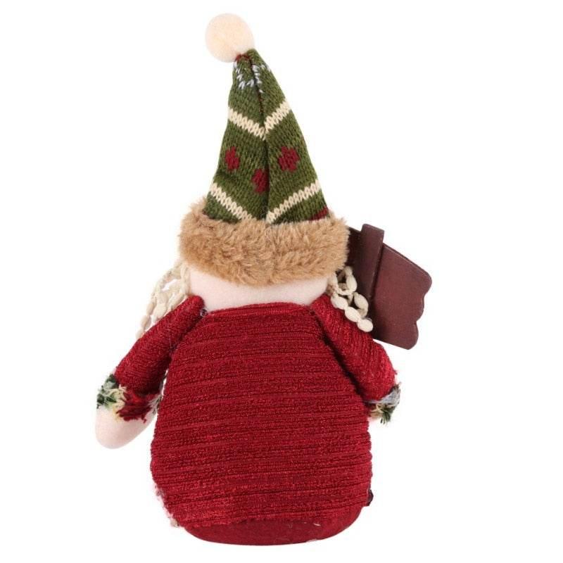 Weihnachtsdekoration | Weihnachtsfigur Elch - Weihnachtsmann - Schneemann - Kochschein