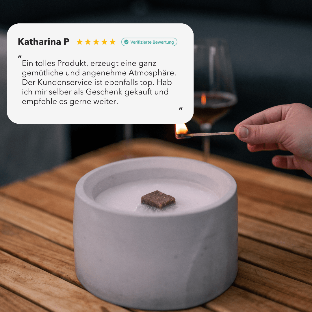 Dauerfeuer Kerze CLARUS Outdoor