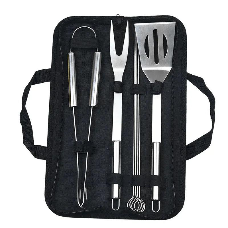 BBQ Grillbesteck mit Tragetasche (verschiedene Sets) - Kochschein