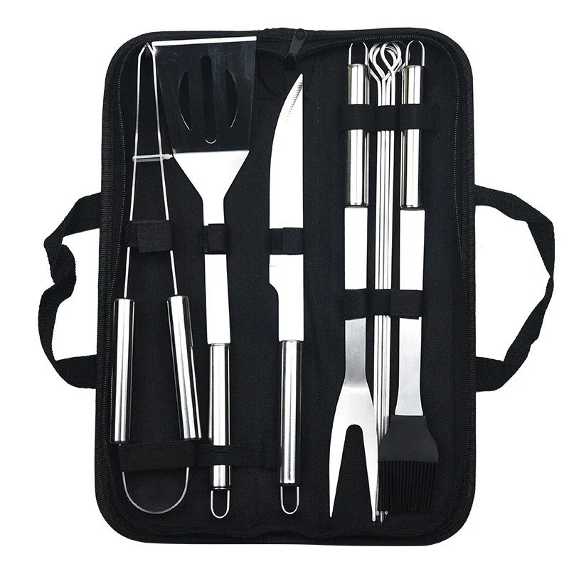 BBQ Grillbesteck mit Tragetasche (verschiedene Sets) - Kochschein