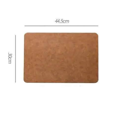 Exklusive Kunstleder Tischset (verschiedene Farben) - Kochschein