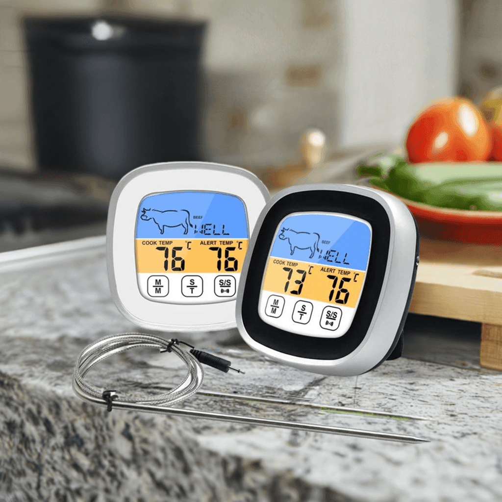 Digitales Thermometer für Backofen und Grill - Kochschein