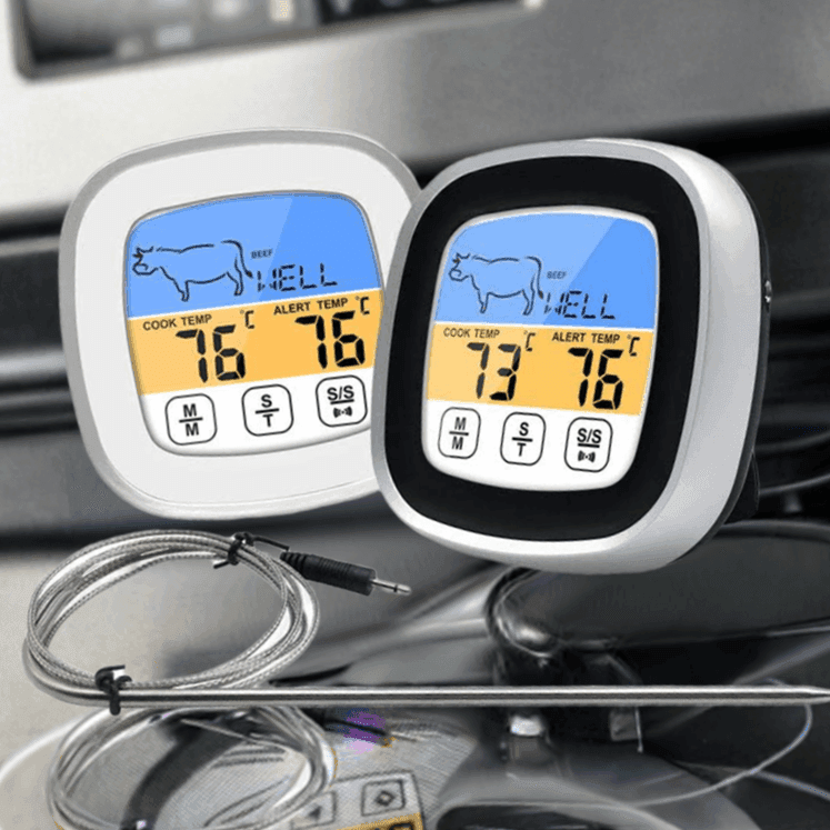 Digitales Thermometer für Backofen und Grill - Kochschein