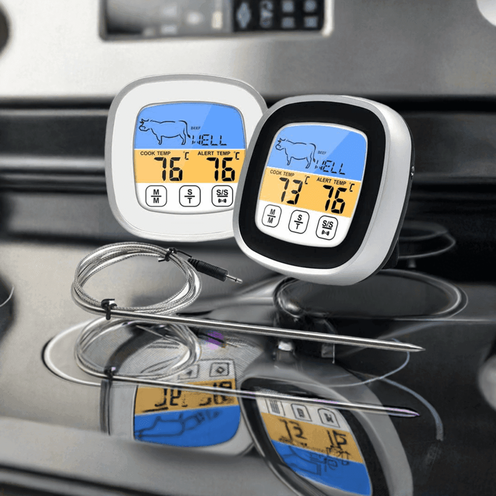 Digitales Thermometer für Backofen und Grill - Kochschein