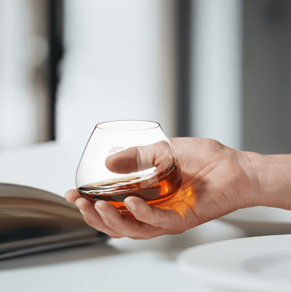 Faszinierendes Kristallglas - Whiskeyglas Cocktailglas (Einzeln, 2er, 4er Set) - Kochschein