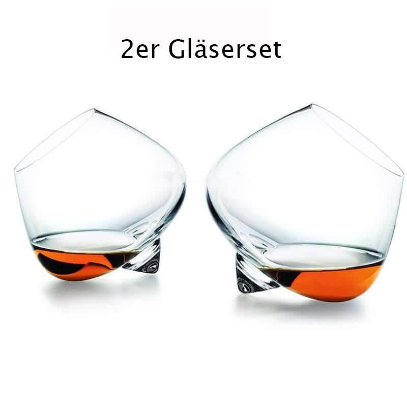 Faszinierendes Kristallglas - Whiskeyglas Cocktailglas (Einzeln, 2er, 4er Set) - Kochschein