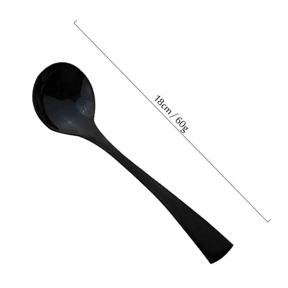 Extravagantes schwarzes Edelstahl Besteck Set (Einzeln bestellen) - Kochschein