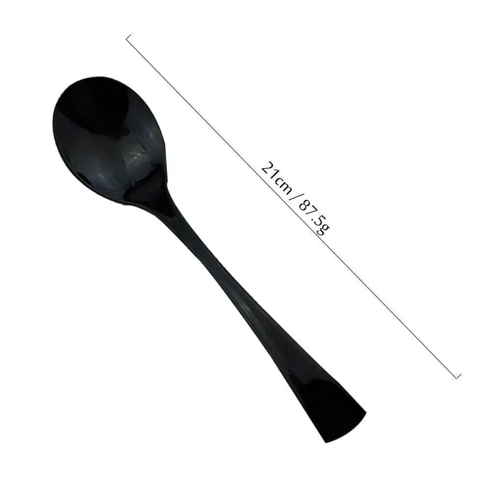 Extravagantes schwarzes Edelstahl Besteck Set (Einzeln bestellen) - Kochschein