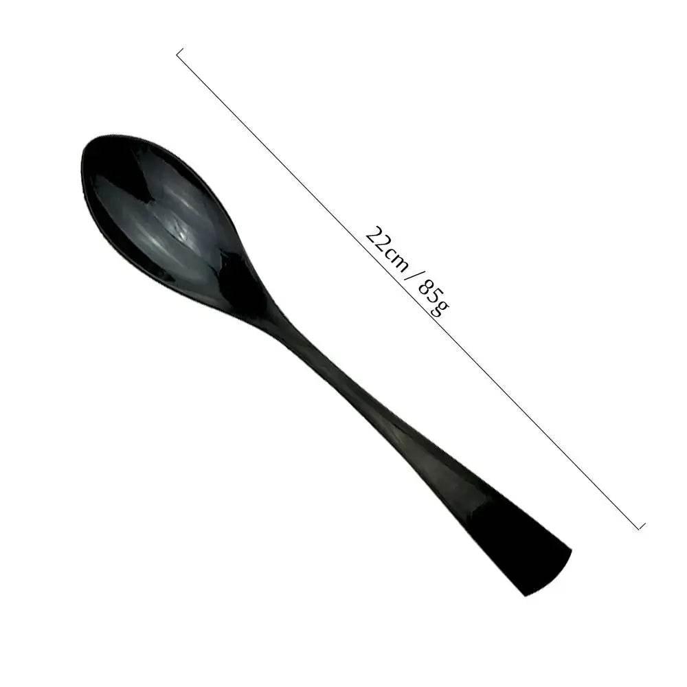 Extravagantes schwarzes Edelstahl Besteck Set (Einzeln bestellen) - Kochschein