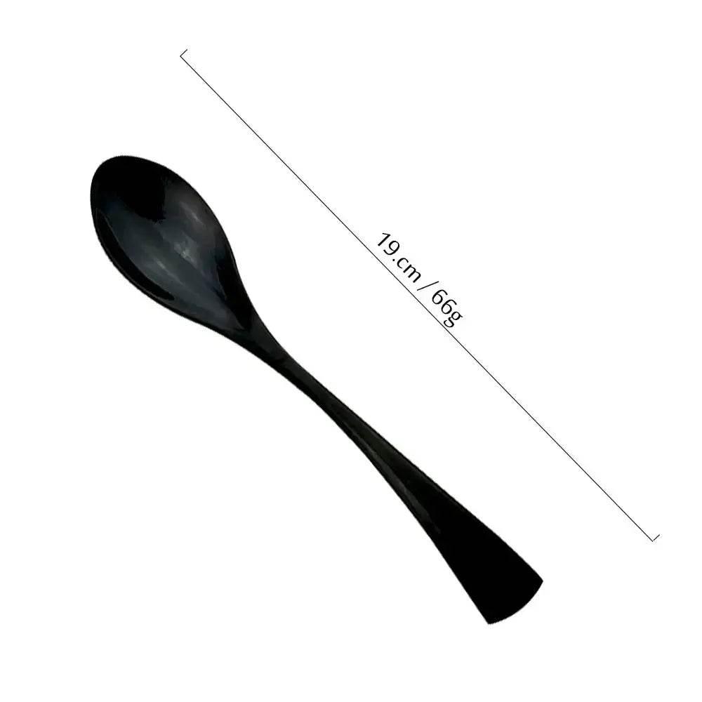 Extravagantes schwarzes Edelstahl Besteck Set (Einzeln bestellen) - Kochschein