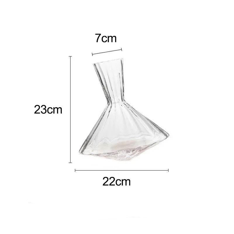 Exklusiver rotierender Kristallglas Dekanter (1 Liter) - Kochschein