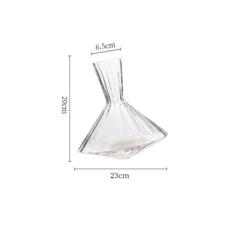 Exklusiver rotierender Kristallglas Dekanter (1 Liter) - Kochschein