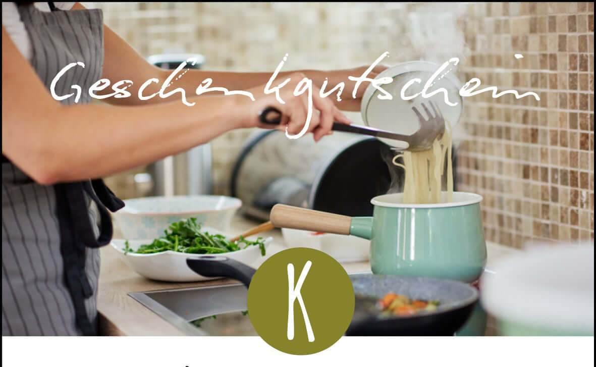 Kochschein.de - Geschenkgutschein 10/25/50/100 * mit 20% Rabatt - Kochschein