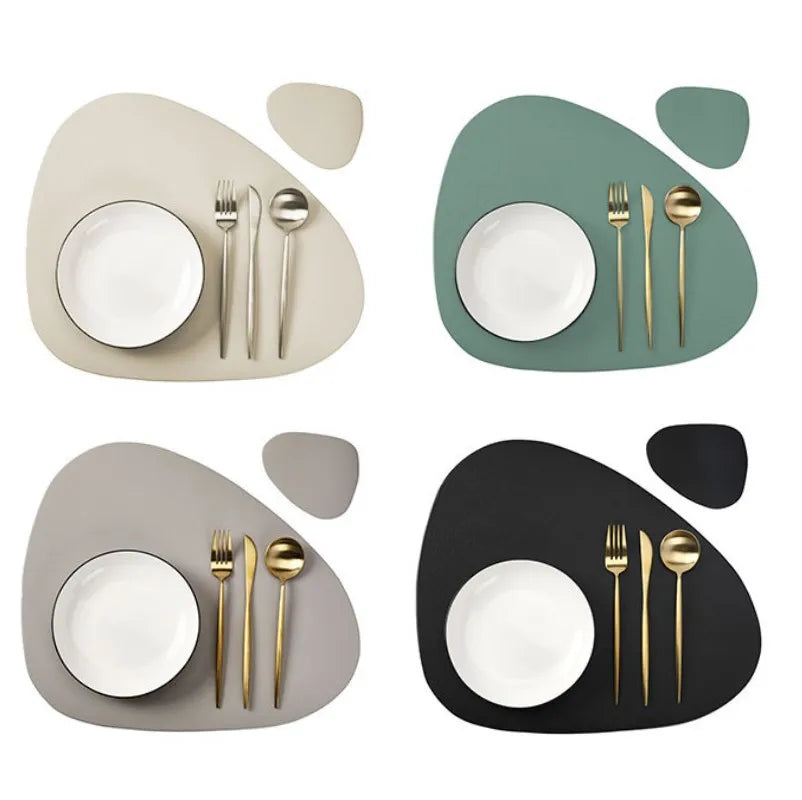 Großes Leder Tischset - Tischuntersetzer (10 Farben + Sets) NEU - Kochschein
