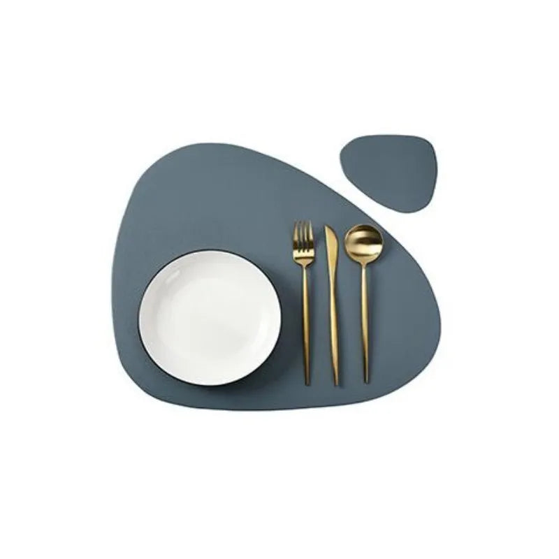 Großes Leder Tischset - Tischuntersetzer (10 Farben + Sets) NEU - Kochschein