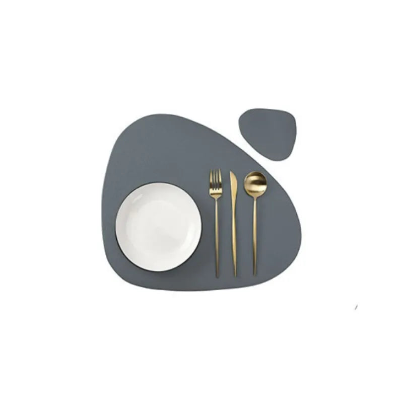 Großes Leder Tischset - Tischuntersetzer (10 Farben + Sets) NEU - Kochschein