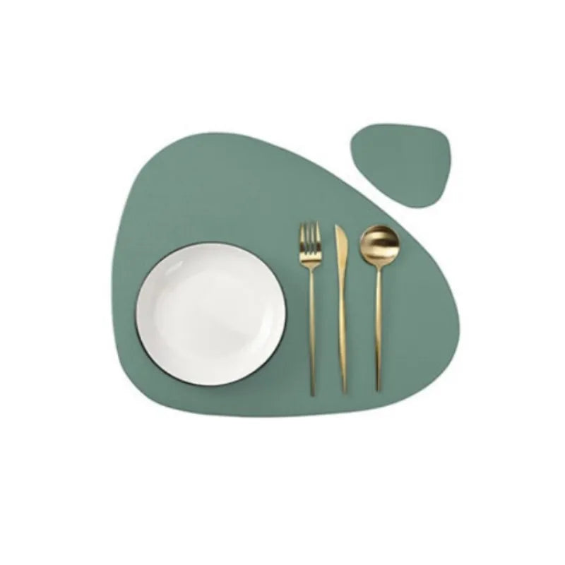 Großes Leder Tischset - Tischuntersetzer (10 Farben + Sets) NEU - Kochschein