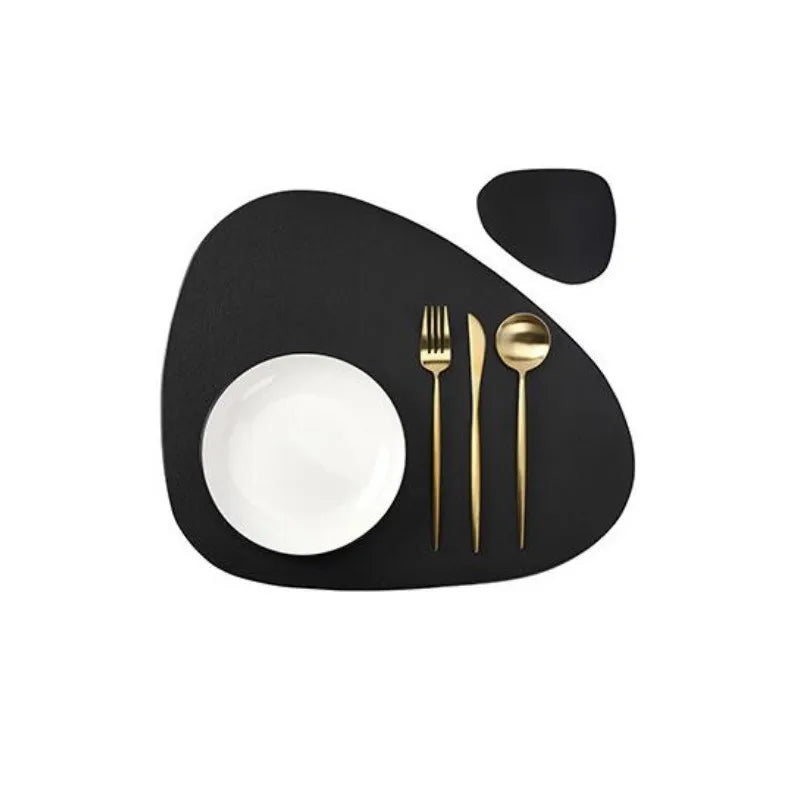 Großes Leder Tischset - Tischuntersetzer (10 Farben + Sets) NEU - Kochschein