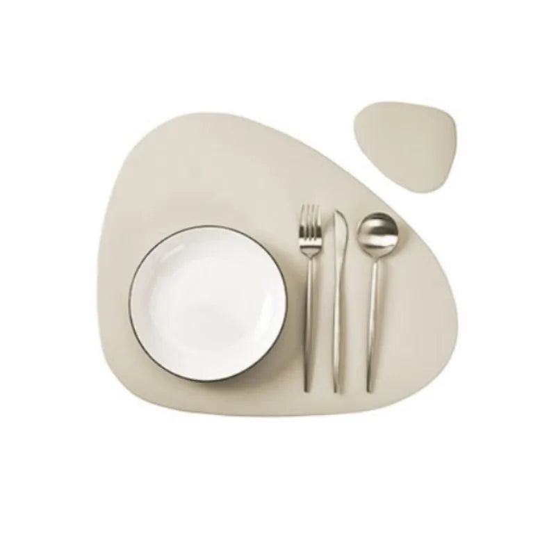 Großes Leder Tischset - Tischuntersetzer (10 Farben + Sets) NEU - Kochschein