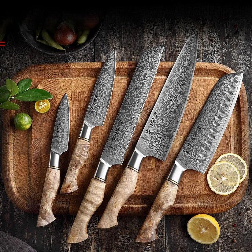 HEZHEN Damastmesser SET - Master Series | 67-Lagen (Einzeln oder Sets) - Kochschein