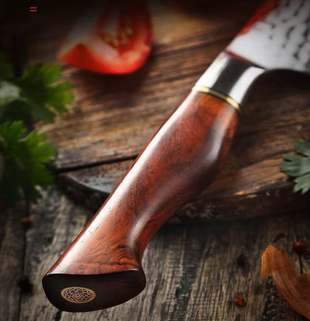 HEZHEN Damastmesser - Master Series 5 Zoll | 73-Lagen Premium Qualität - Kochschein