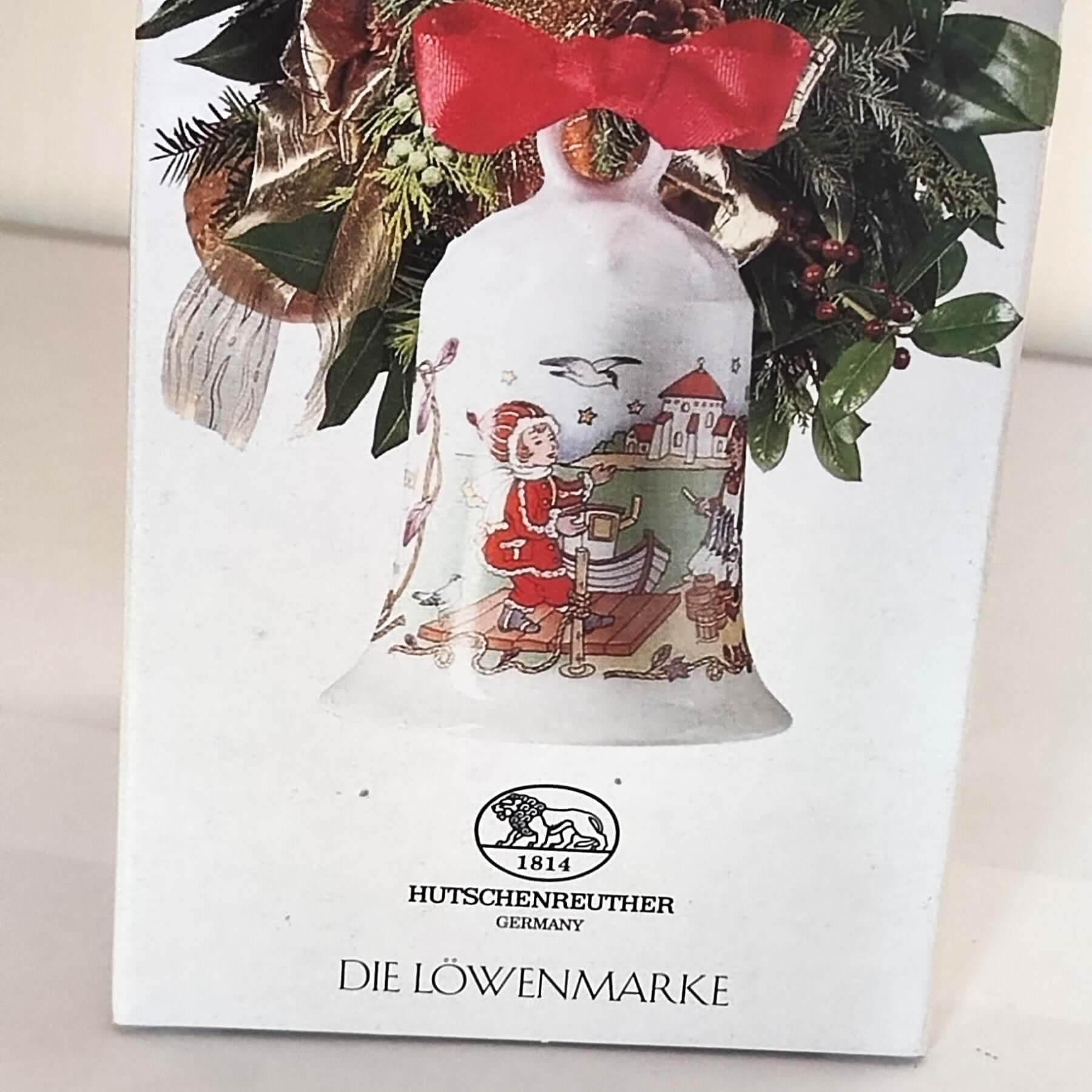 Hutschenreuther Weihnachtsglocke 1994 - Limitierte Auflage - Kochschein