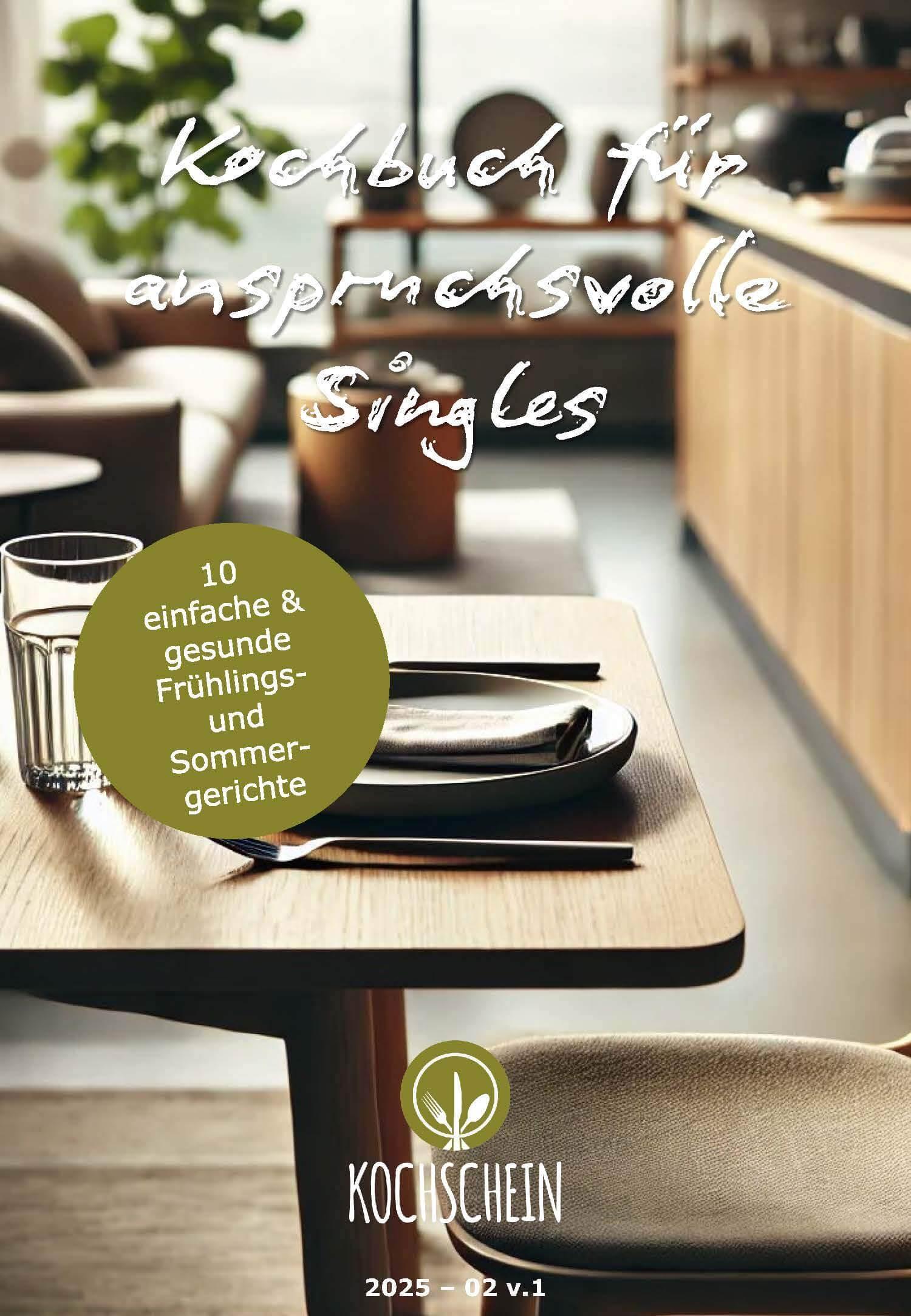 Kochschein - Das ultimative eBook Kochbuch für anspruchsvolle Singles - Kochschein