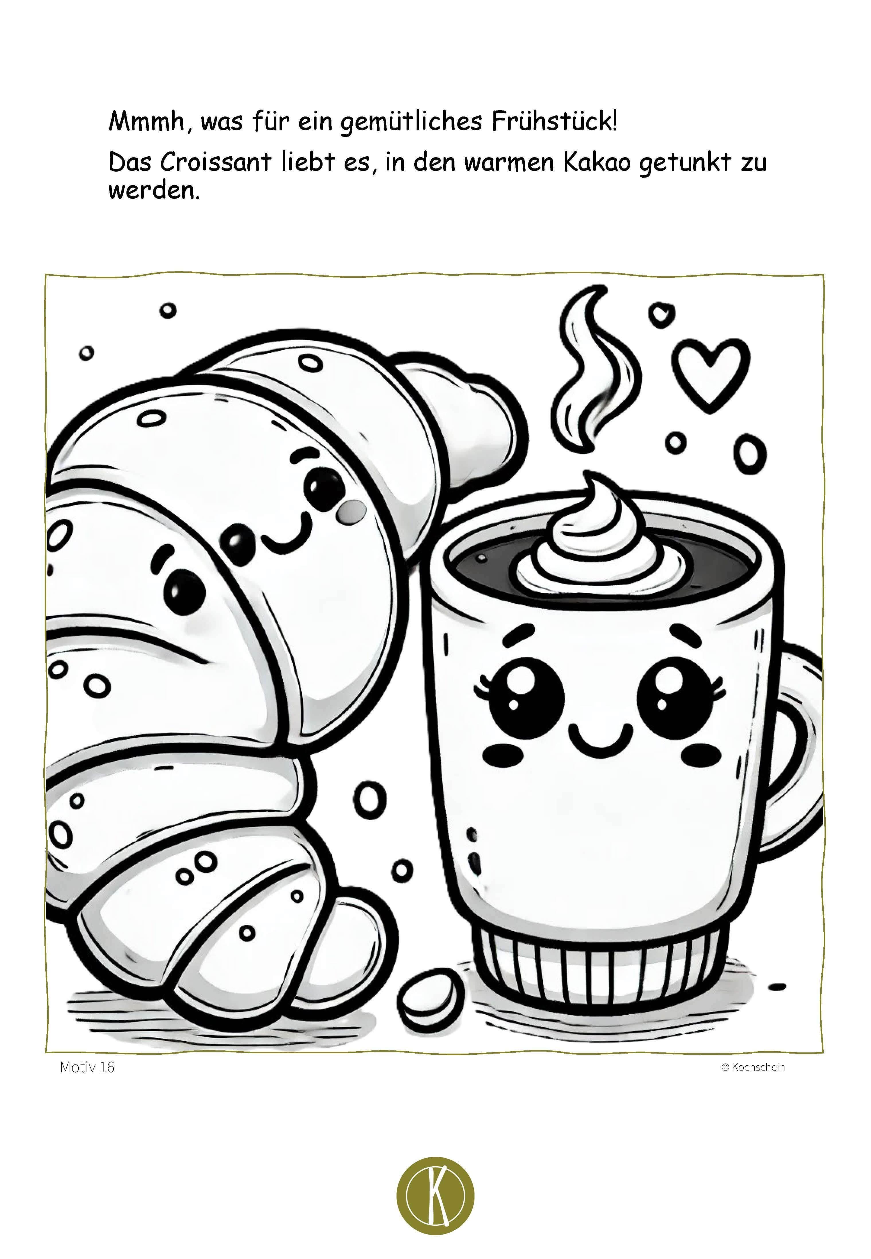 Kinder Malbuch „Kochspaß für Kinder“ - 2. Auflage - Kochschein