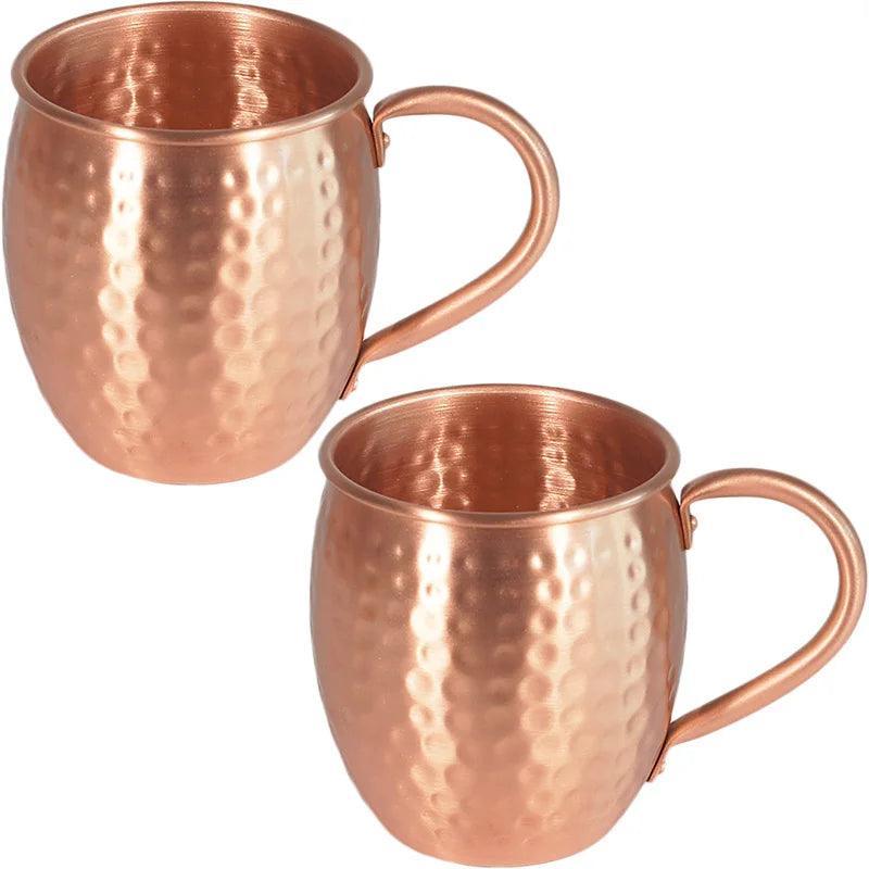 Bauchiger Kupferbecher - Moscow Mule Tasse - 350ml (Sets) - Kochschein