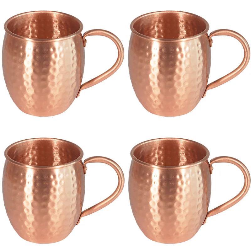 Bauchiger Kupferbecher - Moscow Mule Tasse - 350ml (Sets) - Kochschein
