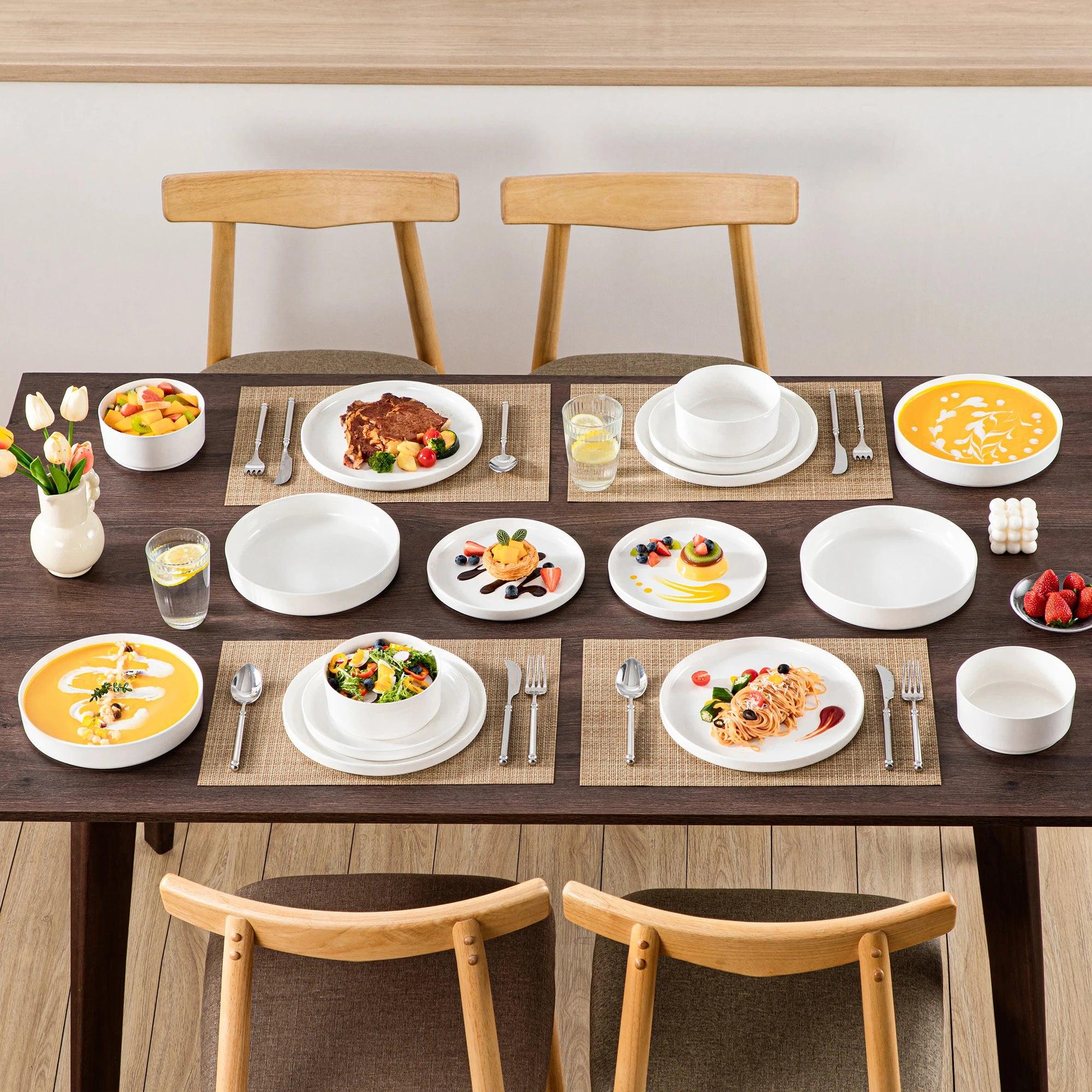 Elegantes MALACASA Porzellan Geschirrset (2 Varianten und verschiedene Sets) - Kochschein