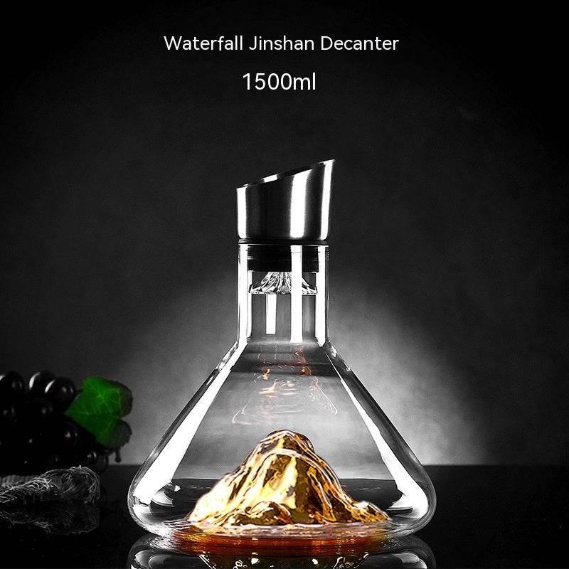 Edler Eisberg Wasserfall Rotwein Dekanter 1500ml (vier Varianten) - Kochschein