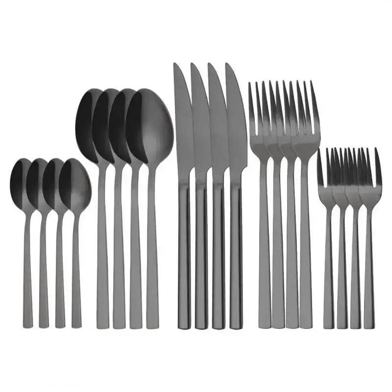 Extravagantes Besteck Set 20-teilig Edelstahl | PUR (verschiedene Farben) - Kochschein