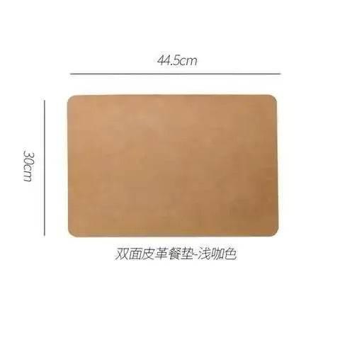 Exklusive Kunstleder Tischset (verschiedene Farben) - Kochschein