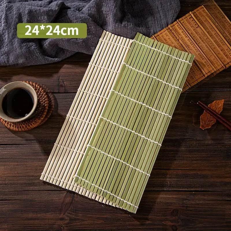 Sushi Rolle - Matte aus hochwertigem frischem Bambus - Kochschein