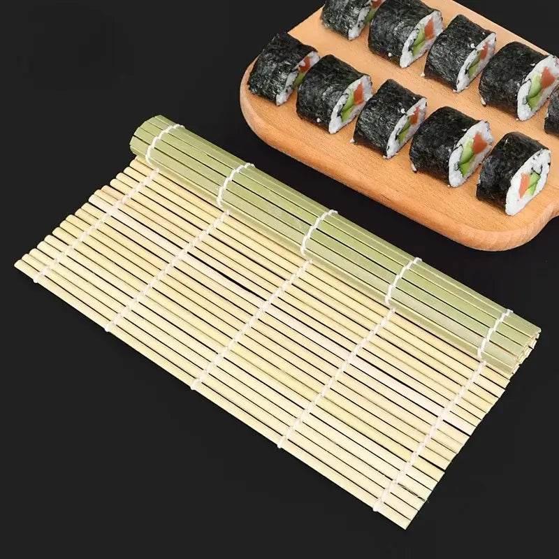 Sushi Rolle - Matte aus hochwertigem frischem Bambus - Kochschein