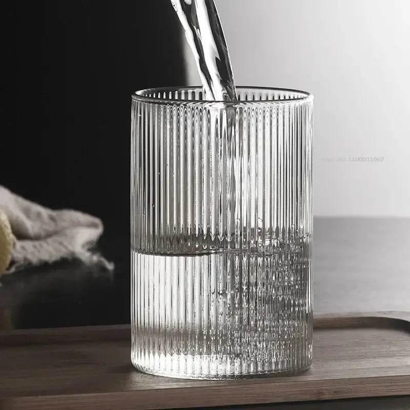 TINYI Wunderschönes bleifreies Trinkglas - Wasserglas (1/3/6er Set) - Kochschein