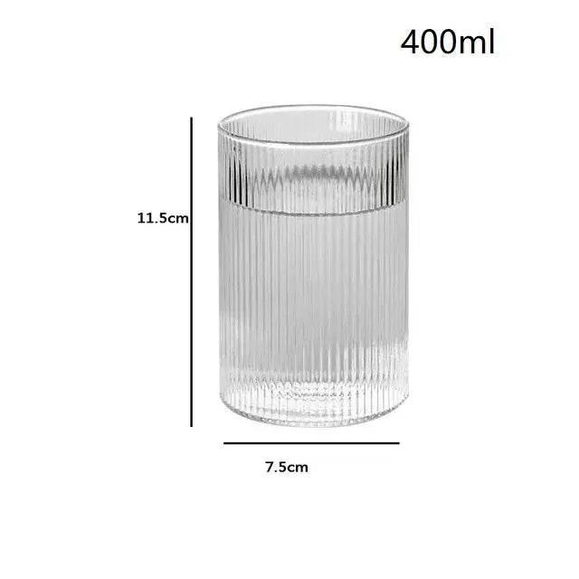 TINYI Wunderschönes bleifreies Trinkglas - Wasserglas (1/3/6er Set) - Kochschein