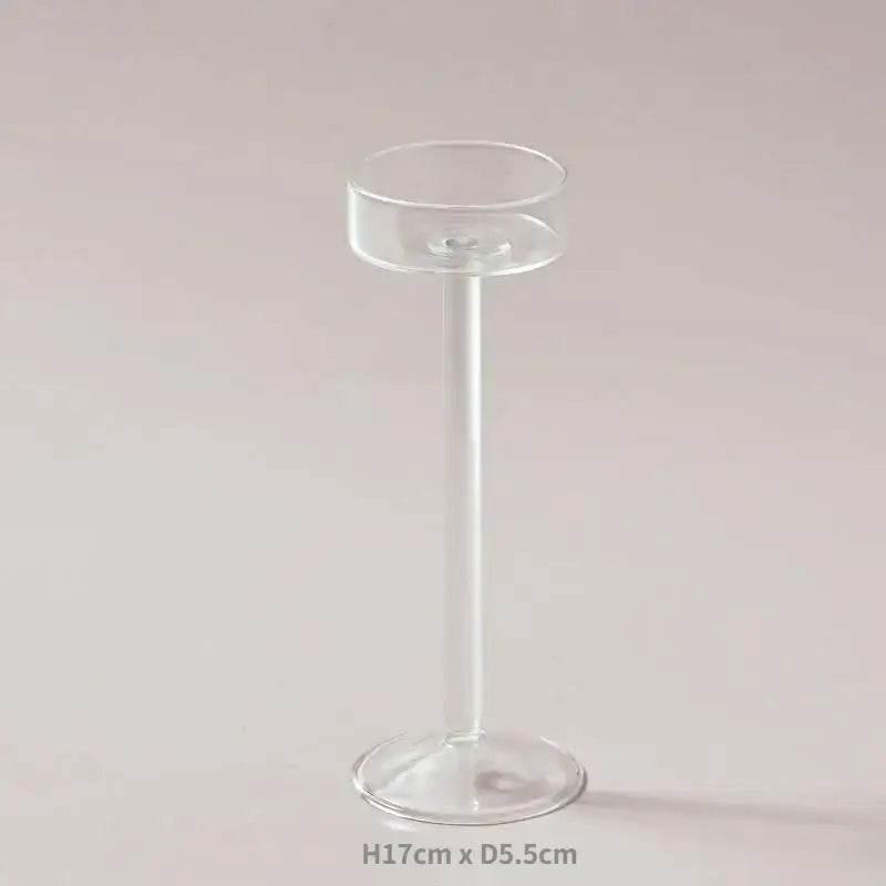 Stilvolles Glas Teelichthalter Set (in drei Größen) - Kochschein