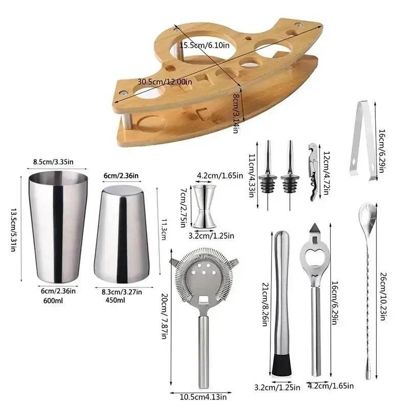 UPORS Edelstahl Cocktail Set - 550ML/750ML (verschiedene Größen und Sets) - Kochschein