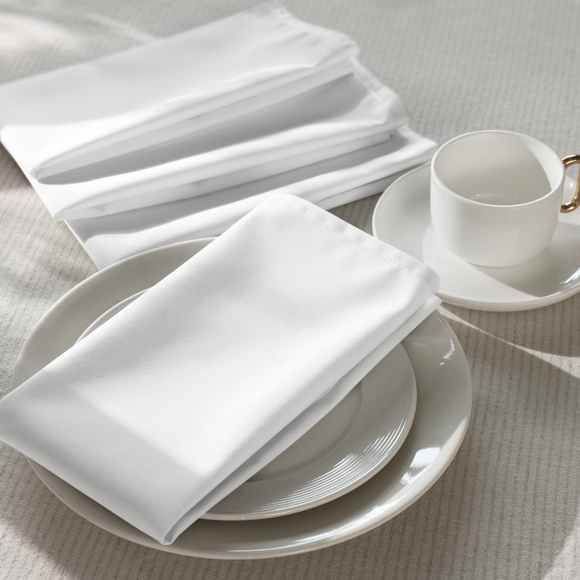 KOCHSCHEIN Stoffservietten 4er Set (Weiß) - Kochschein