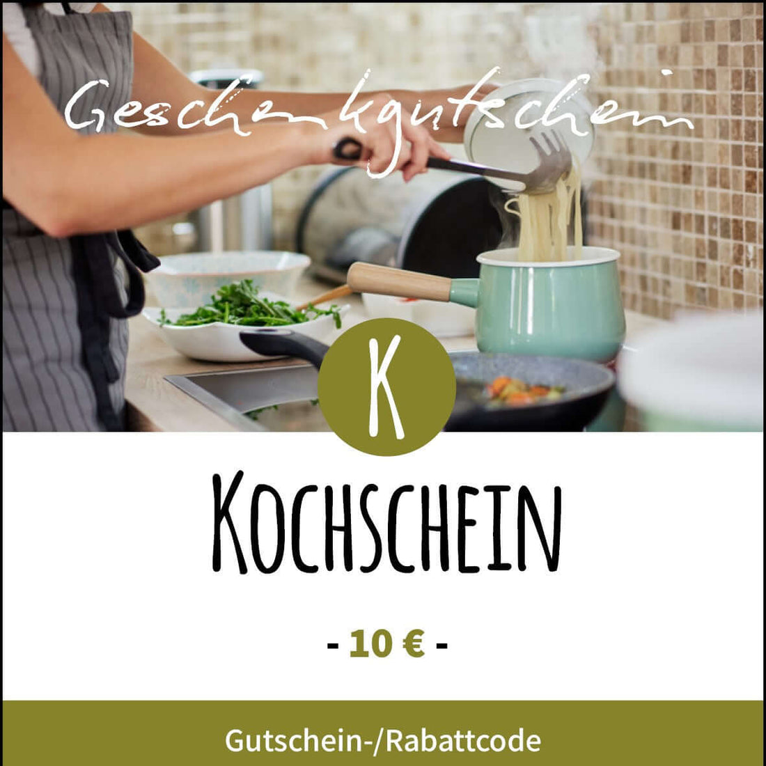 Geschenkgutscheine mit 50% Mehrwert | Kochschein