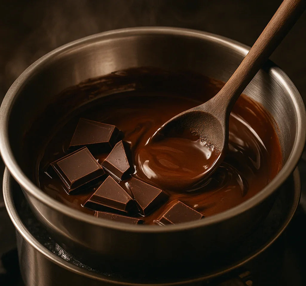 DCH 04 - Schokolade richtig schmelzen – ohne Klumpen und Anbrennen - Kochschein