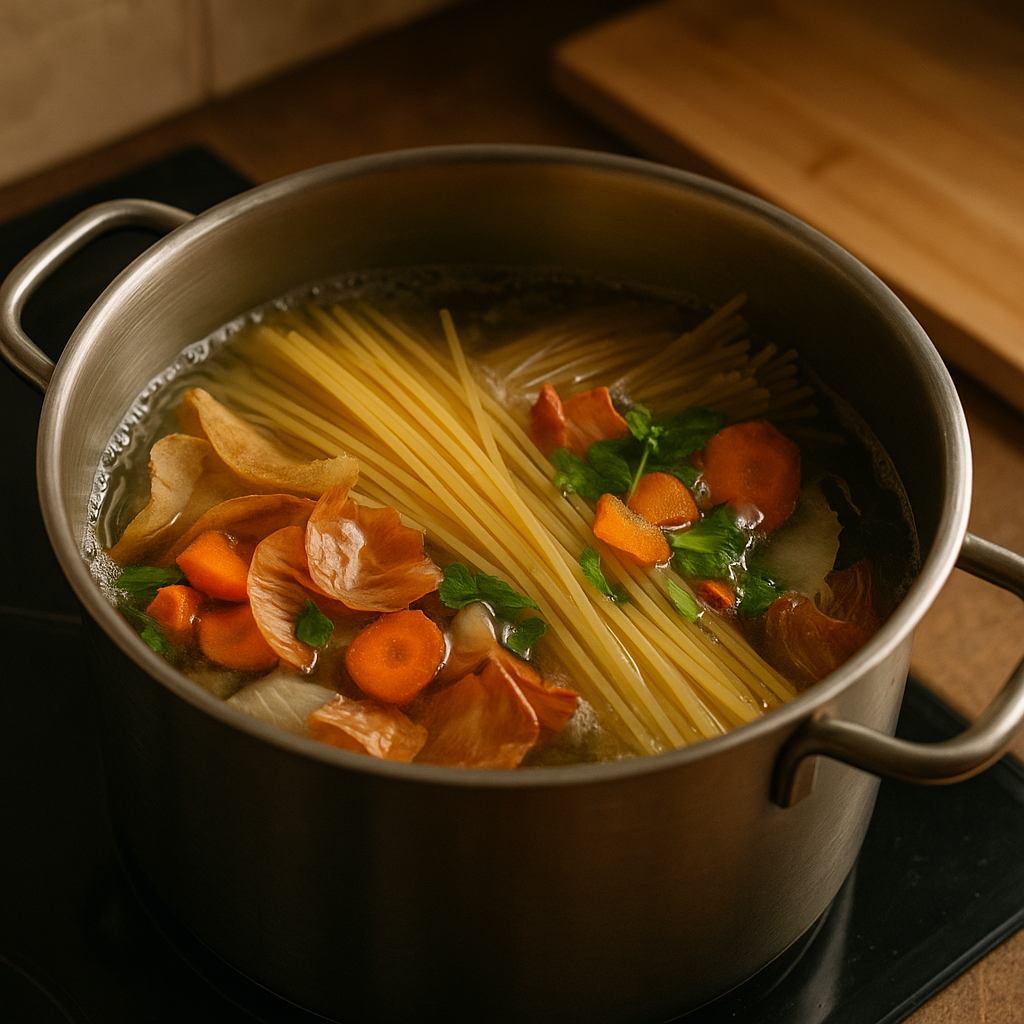 Küchentrick 14: Der Nudelwasser-Boost: Der simple Küchentrick für aromatischere Pasta - Kochschein