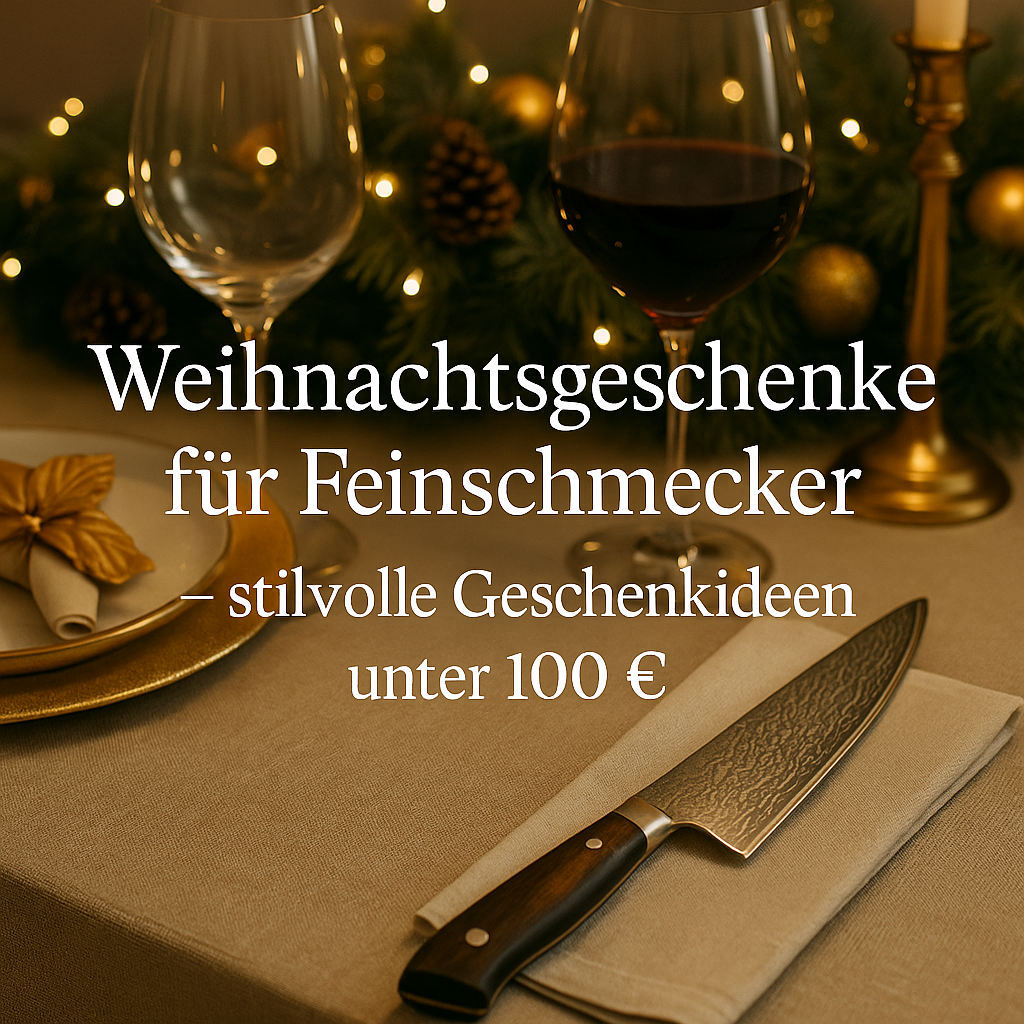 Weihnachtsgeschenke für Feinschmecker – stilvolle Geschenkideen unter 100 € - Kochschein